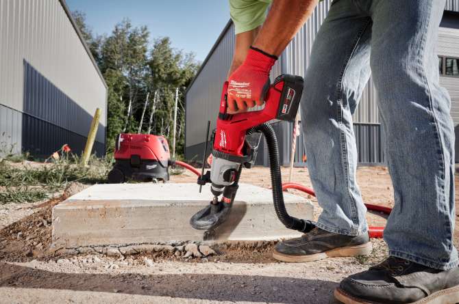 Man using a power tool
