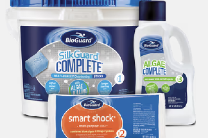 Three step program by Bioguard.