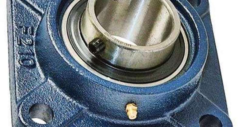 Stock photo of a 4 Bolt Flange Bearing.