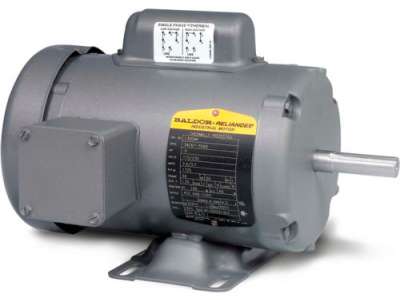 Baldor Single Phase Motor Stock Image.