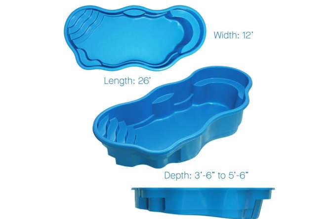 Bermuda Fiberglass Pools Spec Sheet.