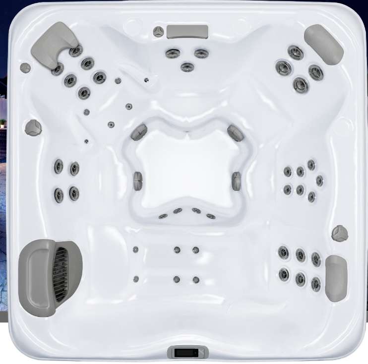 The Bullfrog X8L Select Spa Callout Example.