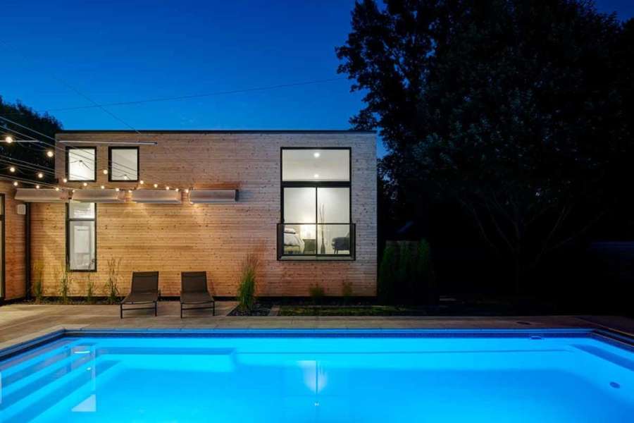 Claremont Fiberglass Pools Outside