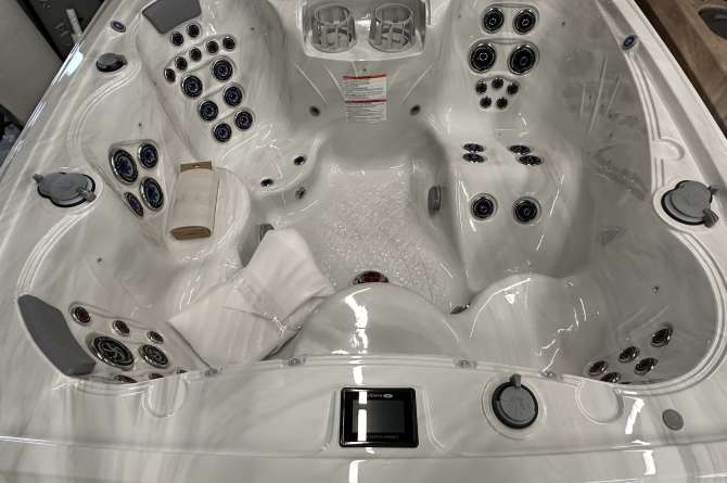 An interior shot of the Crown Epic Spa.