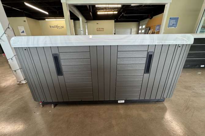 Hollywood Spa exterior shot being showcased in a showroom.