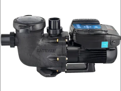 A stock photo of a Hayward pool pump.
