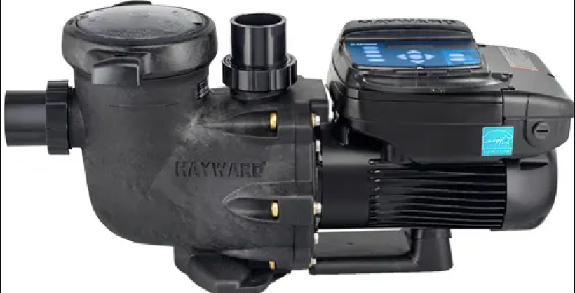 A stock photo of a Hayward pool pump.