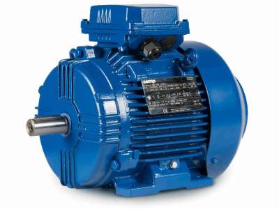 IEC Metric Motor Stock Photo.