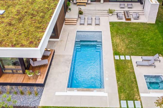 The imagine pools freedom with splashed pool showcase.