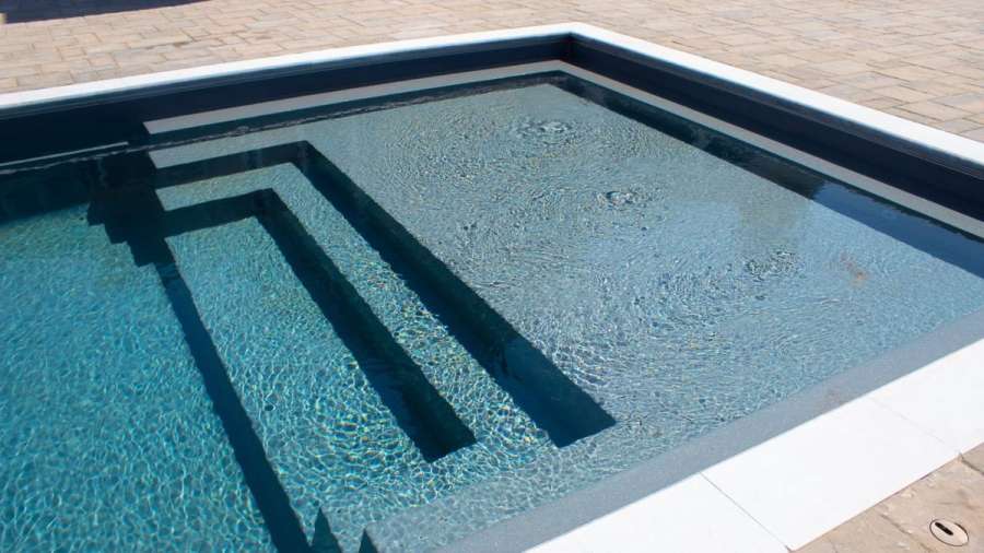 Imagine Pools Illusion in the storm grey color.