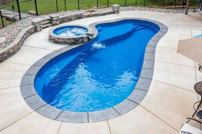 The imagine pools inspiration pool showcase.