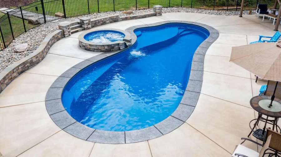 The imagine inspiration pool showcasing its beautiful design.