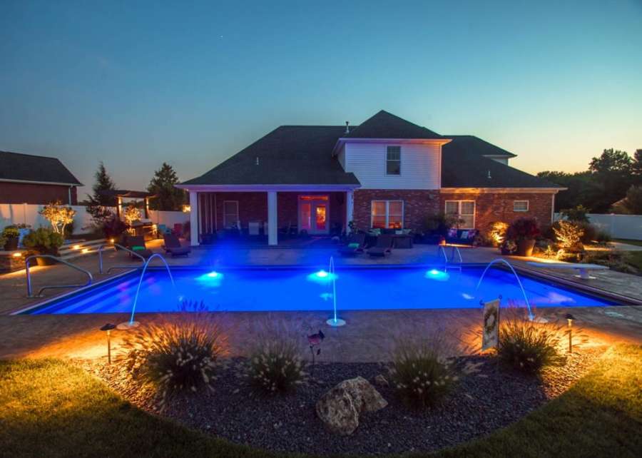 Kingston Fiberglass Pools Outside.