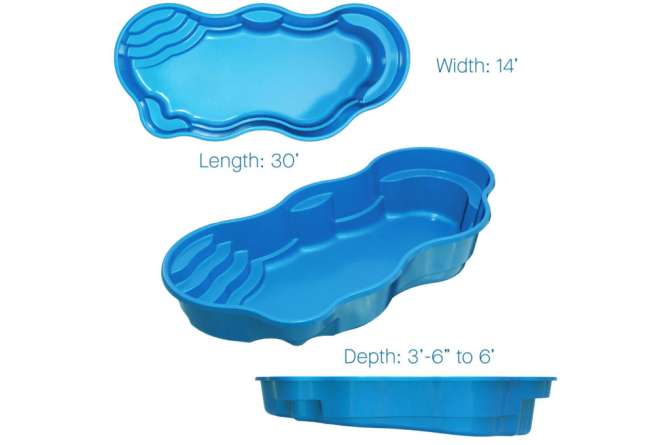 Laguna Fiberglass Pools Spec Sheet.