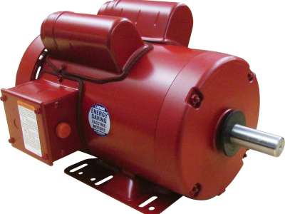 A stock product photo of a Leeson Motor.