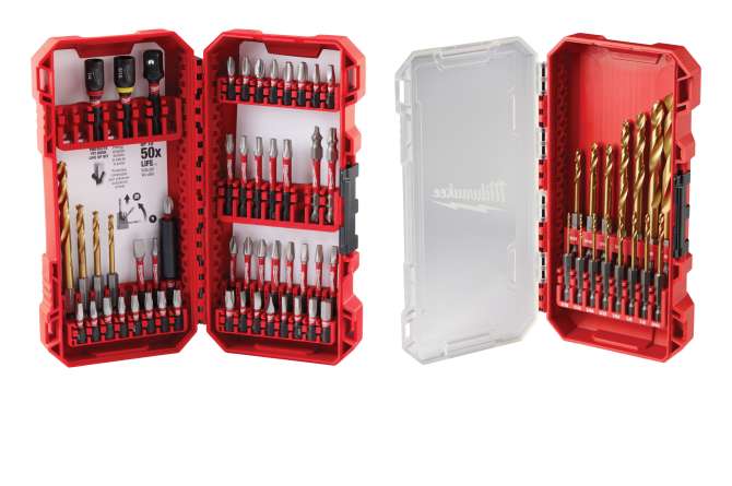 Milwaukee Accessories photo gallery showcasing various tools.