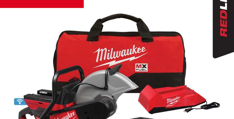 A product listing for a Quickie Saw rental from the Milwaukee brand.