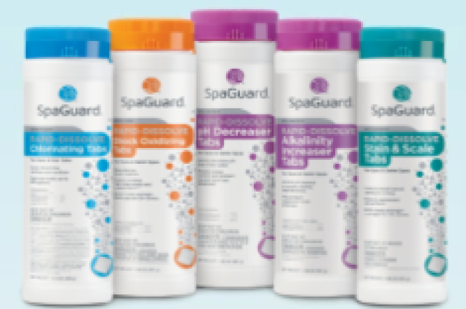Spa rapid desolving tab products