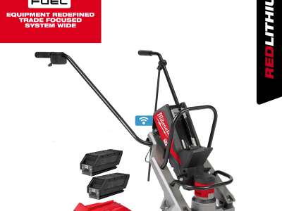 A product listing for a rental Vibra Screed.