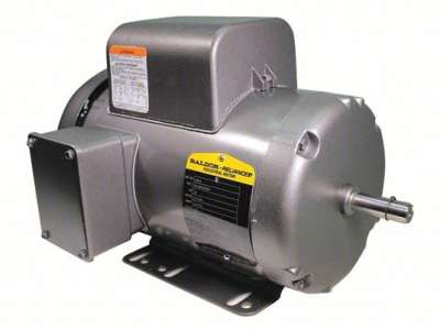 Baldor Air Compressor stock photo.